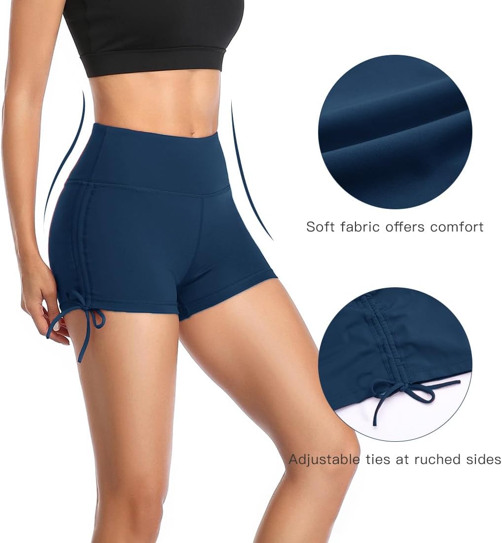 Detalle 2 de VUTRU Damen Badeshorts Kurze Hohe Taille