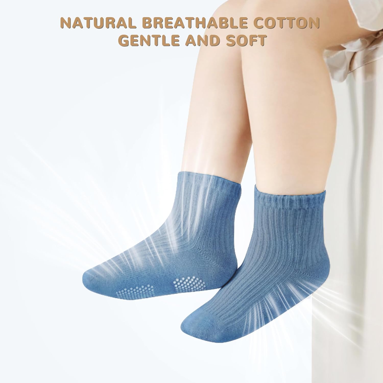 Thumbnail 4 de EUFANCE Toddler Grip Socks 9 Pairs