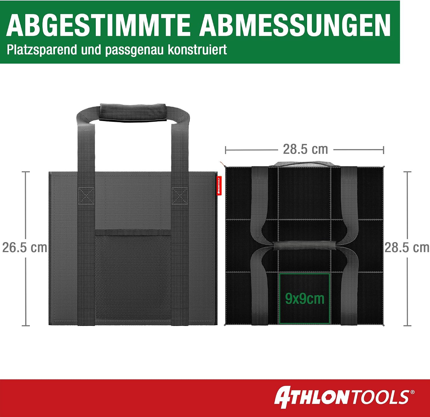 Thumbnail 1 de ATHLON TOOLS Flaschentaschen 2er Set: 9 Fächer je 1,5L, faltbar, wasserabweisend