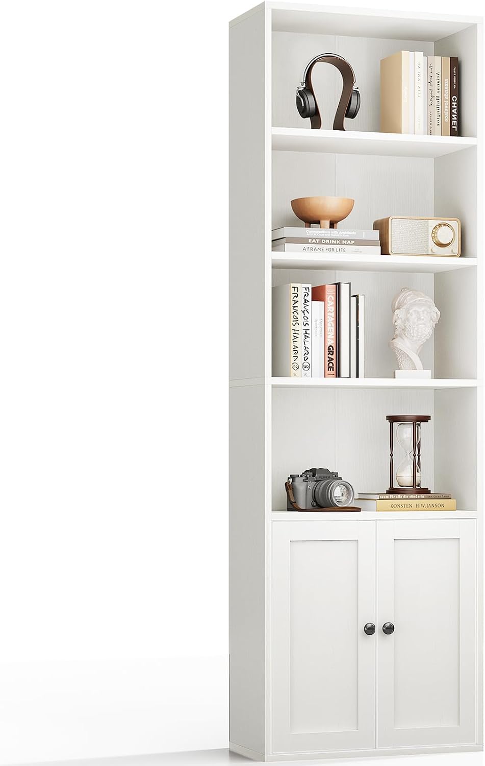 Detalle de Coleshome libreria con ante 6 ripiani 48x24