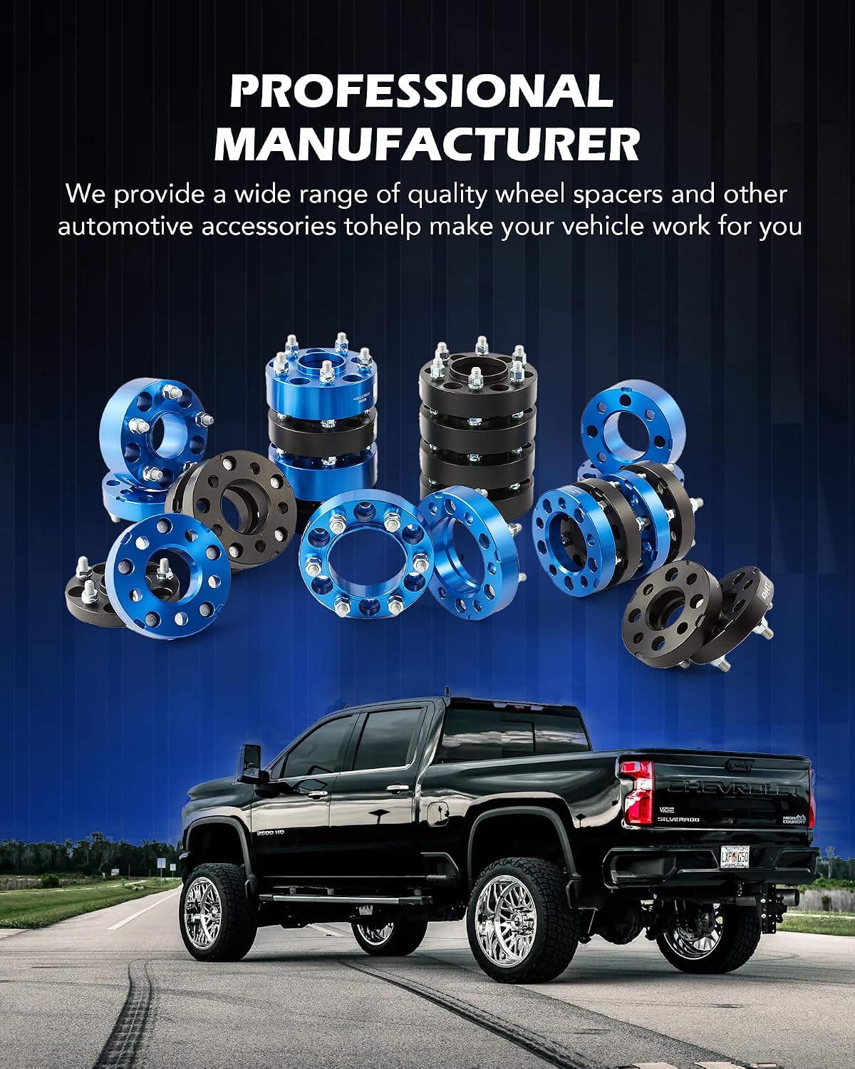 Thumbnail 6 de Orion Motor Tech 5x5 Wheel Spacers 1.5 in