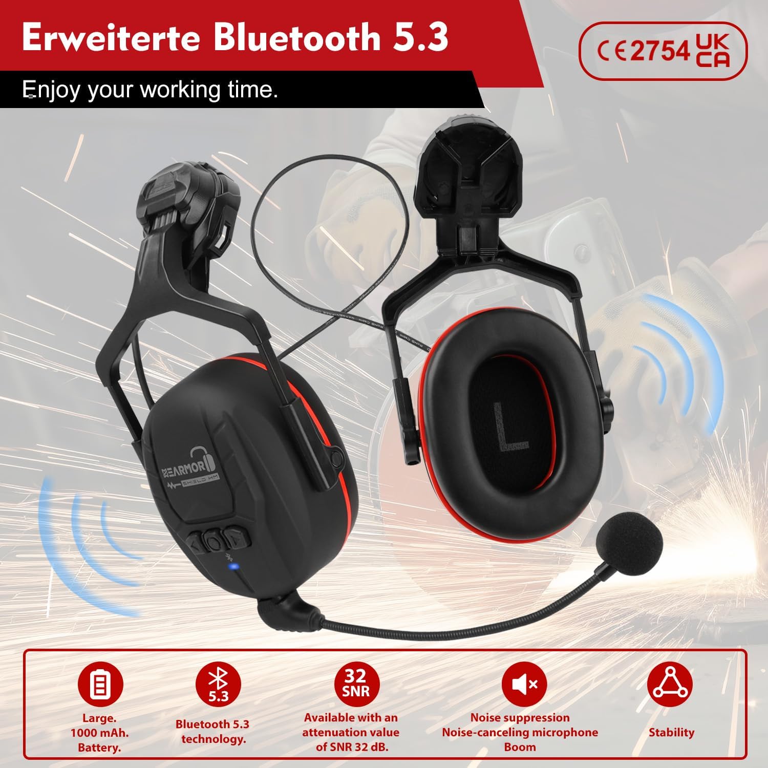 Detalle 2 de HEARMOR Mervex Vent Air Helmet