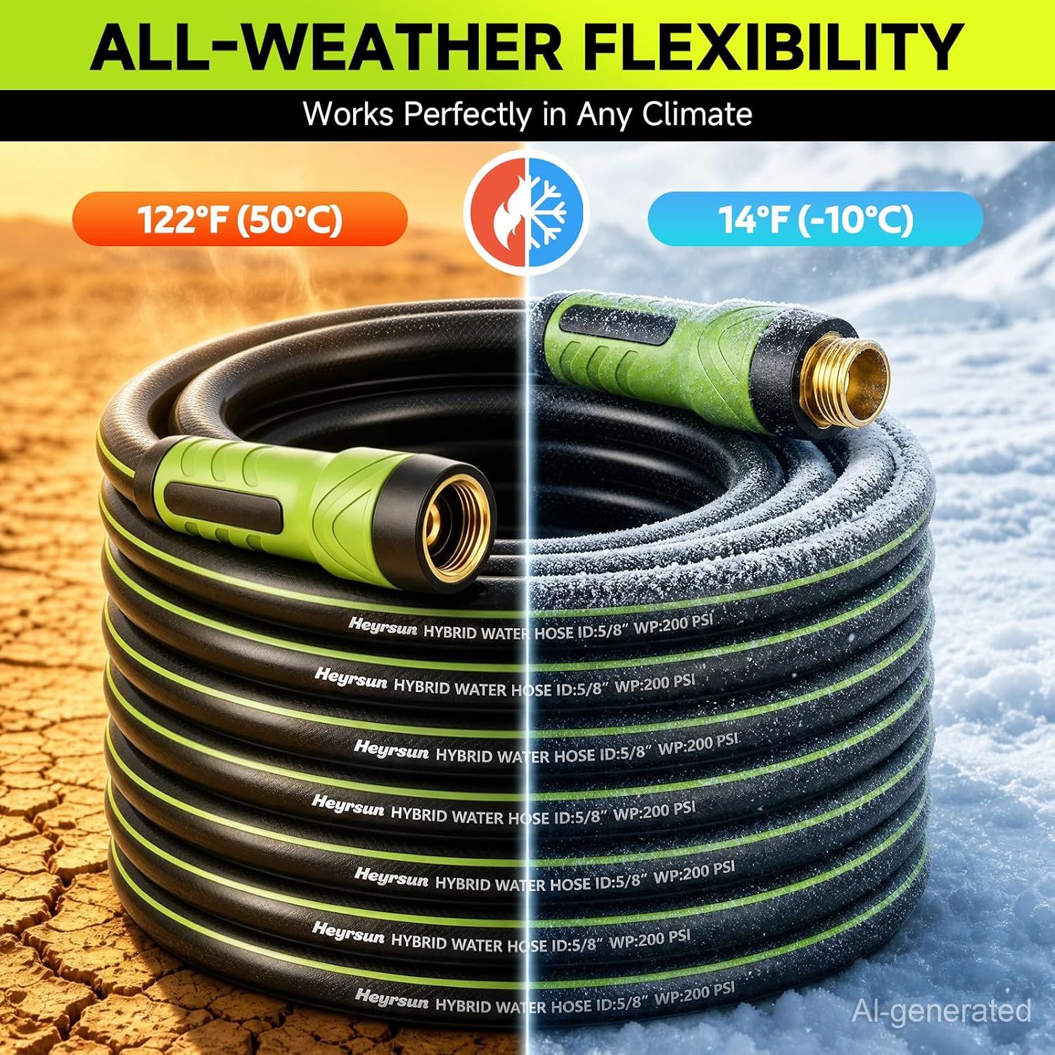 Detalle de HEYRSUN Garden Hose 50 ft