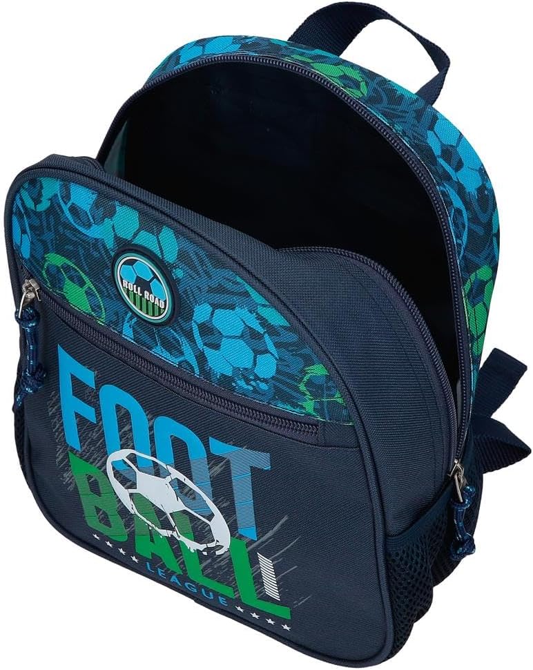 Thumbnail 3 de Roll Road Zaino Gol: zaino scolastico per bambini in poliestere con tasche laterali e sistema Magic Fix