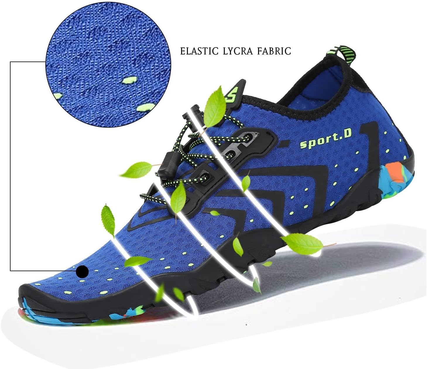 Detalle de SAGUARO Scarpe da scoglio antiscivolo con asciugatura rapida, uomo e donna (Gr. 35-48 EU)