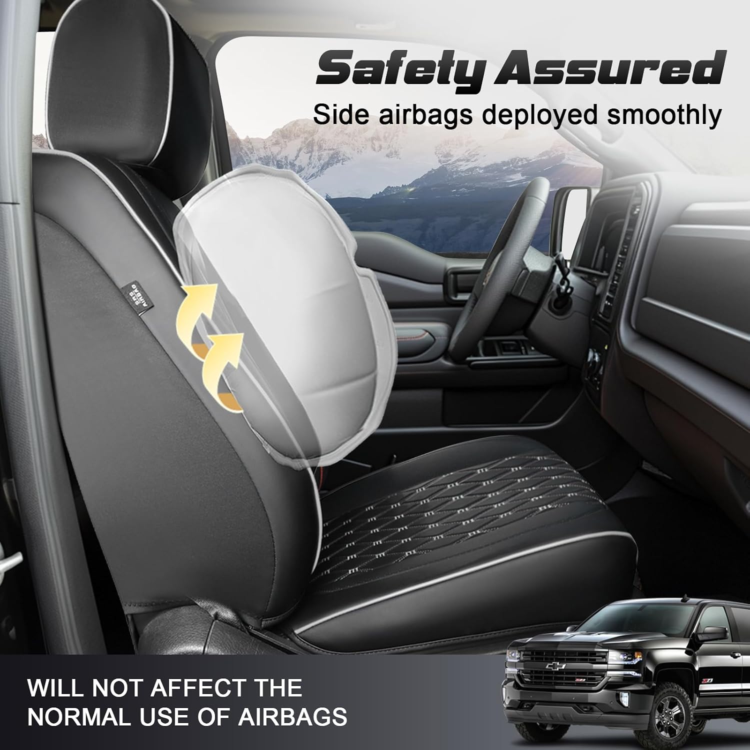 Detalle 2 de Umbrauto Seat Covers, Nappa Leatherette