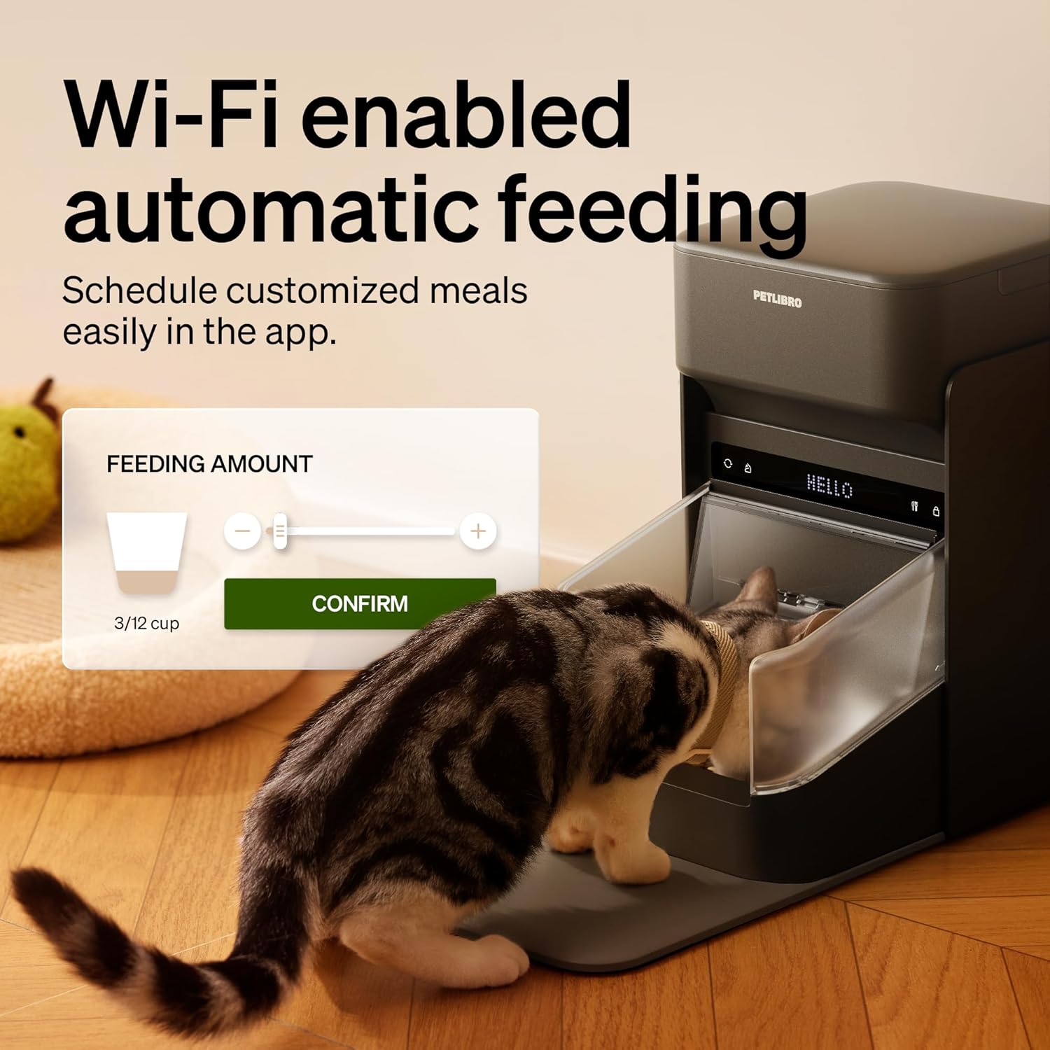 Thumbnail 6 de PETLIBRO RFID Automatic Cat Feeder with Collar Sensor: Personalized Meals and Real-Time Diet Tracking