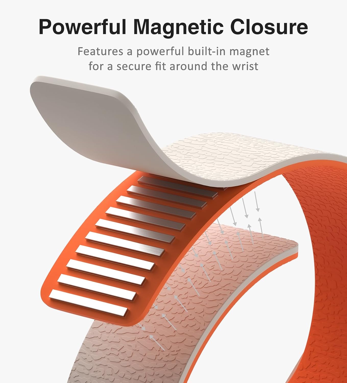 Thumbnail 3 de Nereides magnetic silicone Apple Watch strap 42mm