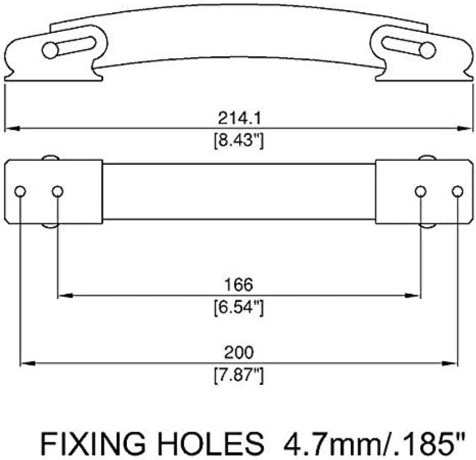 Thumbnail 1 de Adam Hall Hardware 3428 - Strap Handle "Techno