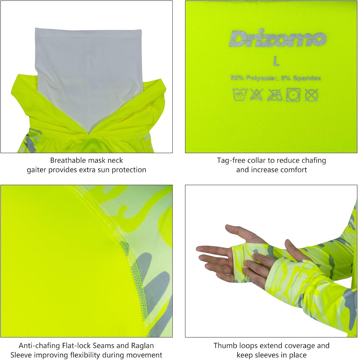 Thumbnail 6 de Drizomo Safety Shirt, UPF 50+