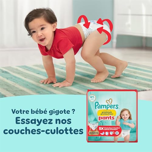 Thumbnail 9 de Pampers Premium Protection Couches Taille 6 – Family Pack 168