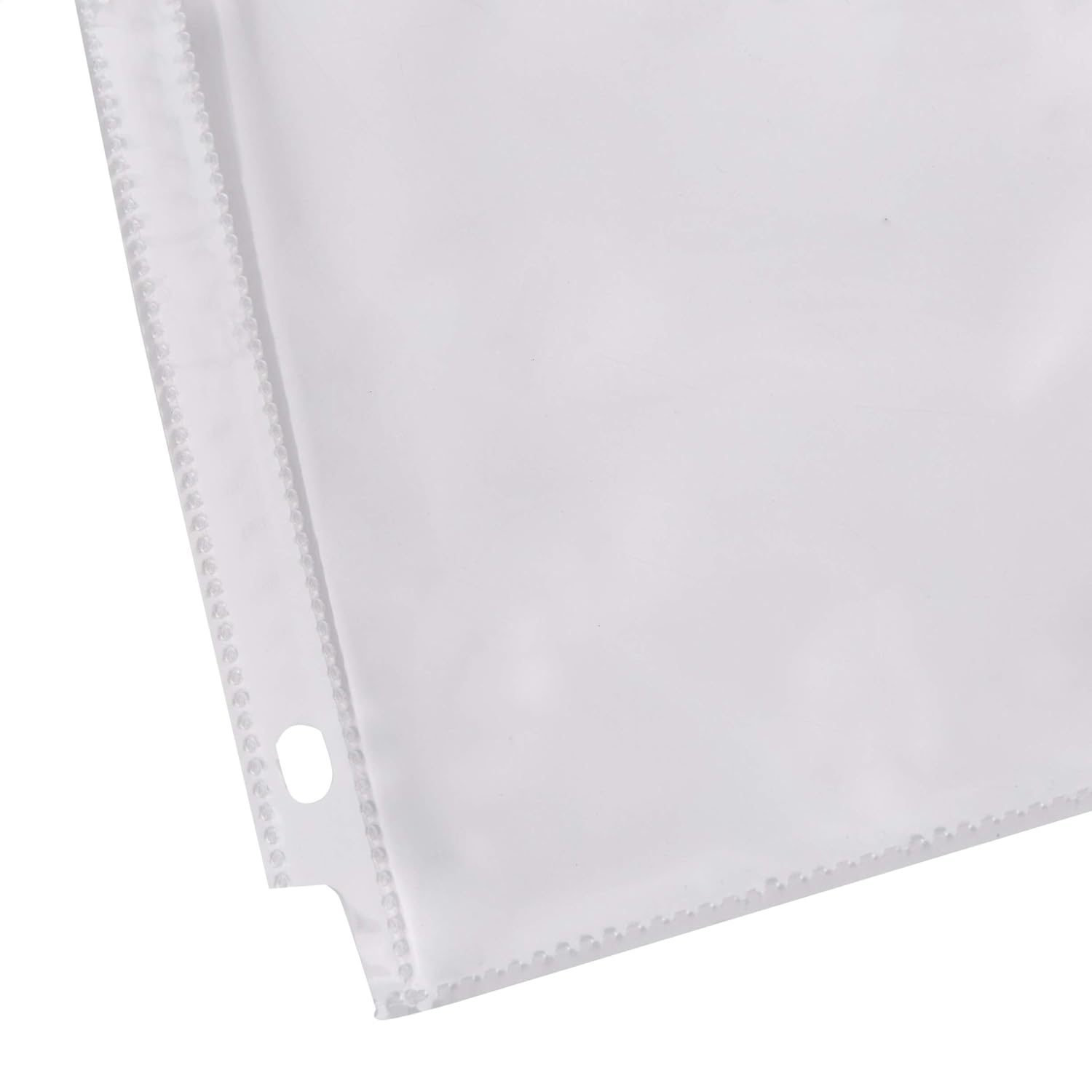 Detalle de Amazon Basics 3-Ring Binder Sheet Protectors, Heavyweight Polypropylene, 8.5 x 11 inches (100-pack)