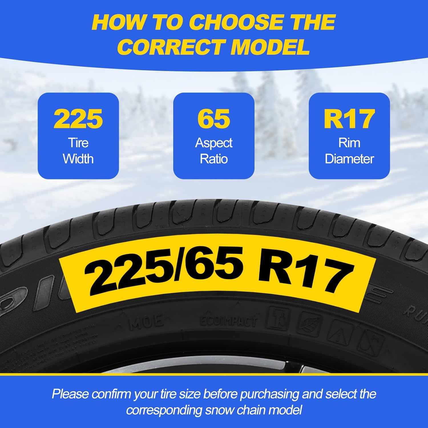 Thumbnail 4 de Auto Tightening Snow Chains ALN140 1-Min Fit