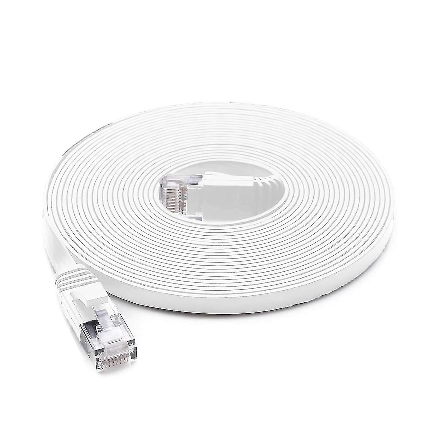 Detalle 2 de PNI U7200B platt CAT7-nätverkskabel, 20 m, S/STP, koppar, 10 Gbps