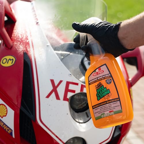 Detalle de Ma-Fra Bike Clean & Shine Waterless 750ml: pulizia rapida e sicura per moto, bici e monopattini