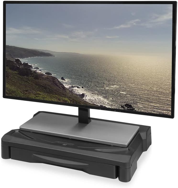 Thumbnail 4 de ACT Monitorständer AC8215 mit 2 Schubladen – höhenverstellbar, bis 32" Monitor