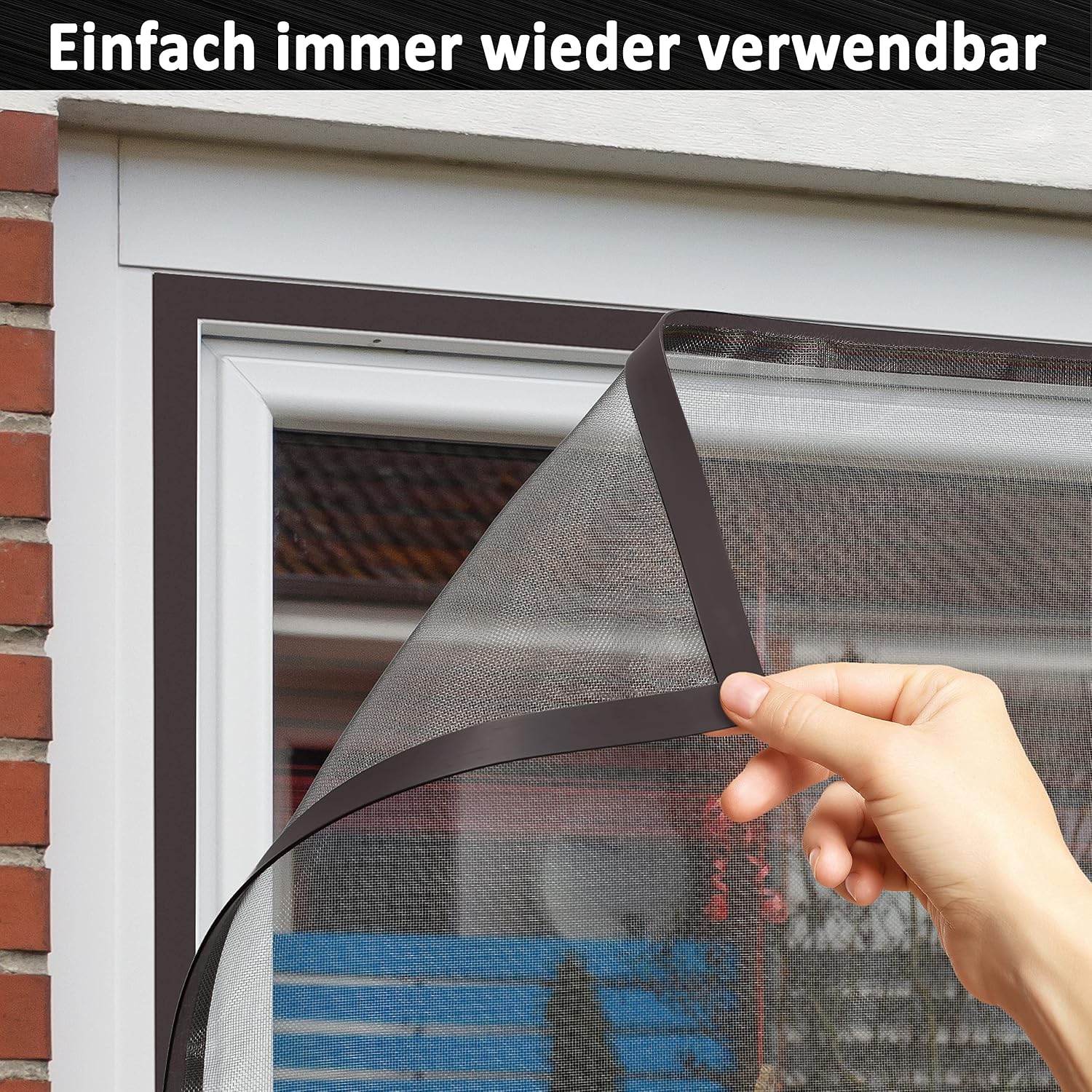 Thumbnail 3 de REORDA Magnetband A B (EXTRA STARKER MARKEN-KLEBER) selbstklebend – Magnetstreifen für Fliegengitter & Moskitonetze