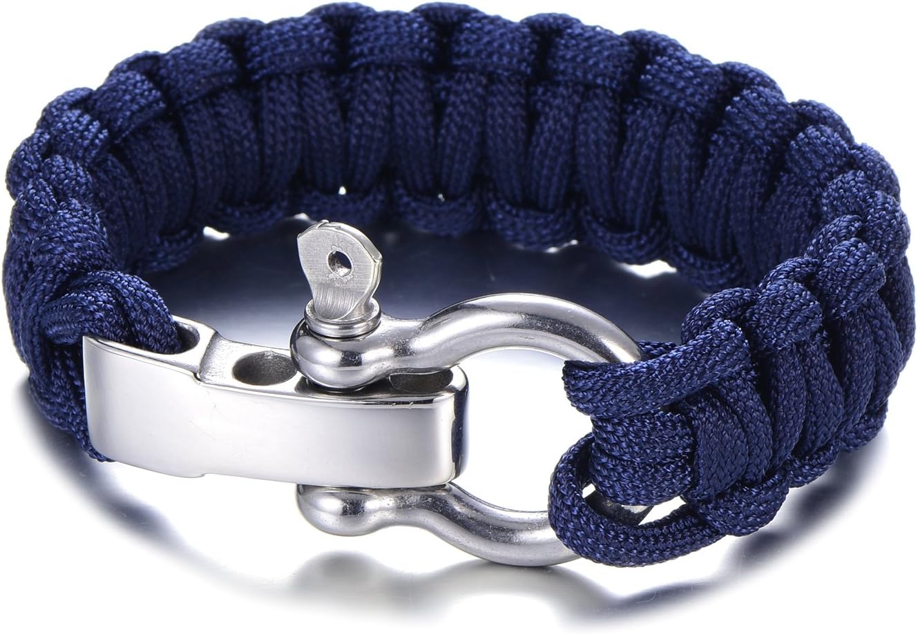 Detalle 2 de DonDon Paracord Pulsera supervivencia 2,5 m