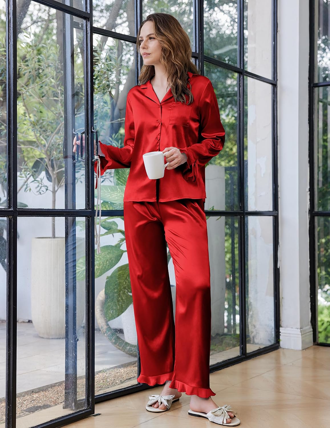 Thumbnail 6 de Ekouaer Satin Pajama Set