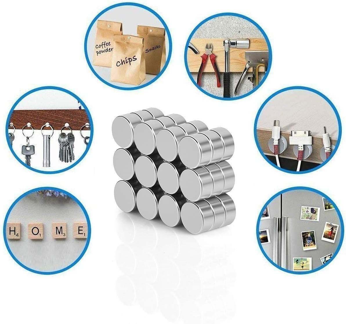 Thumbnail 6 de Extra Strong Magnets Pack 108 N45 8mm