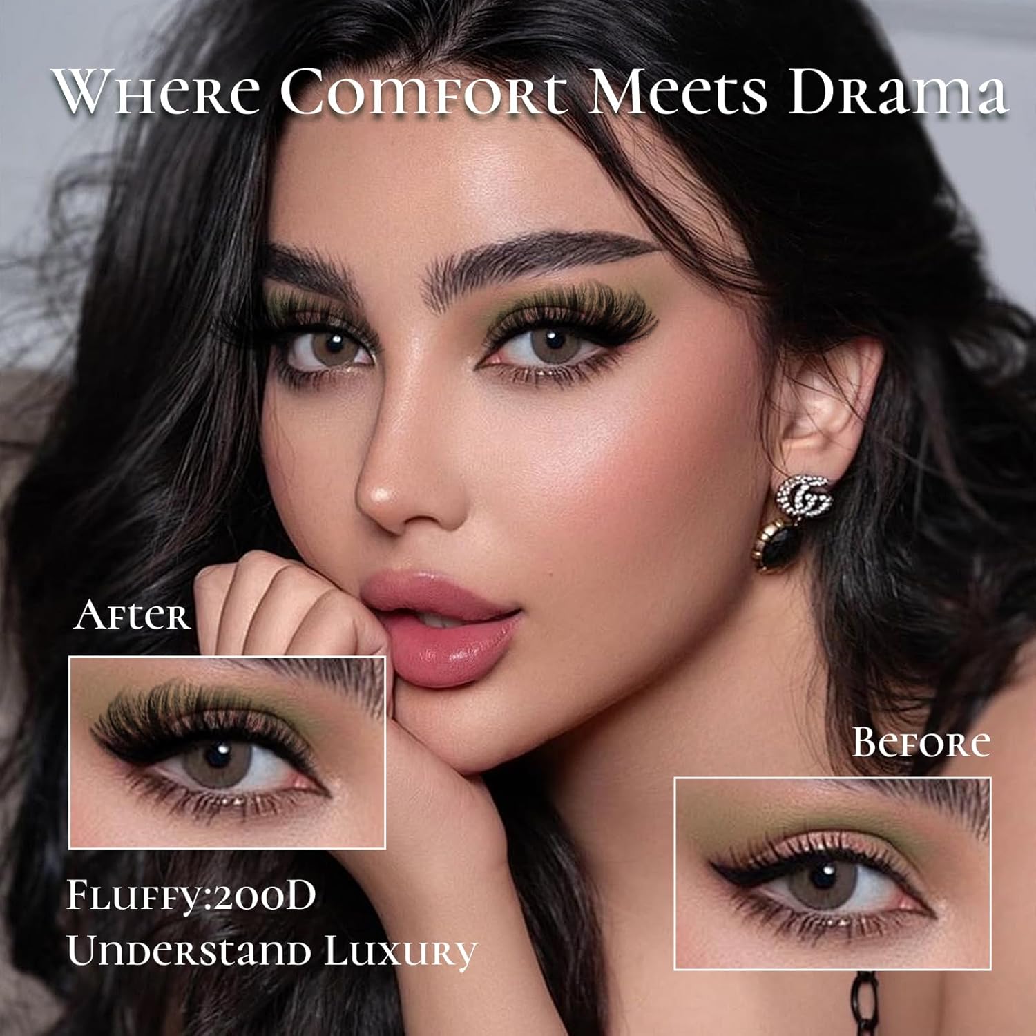Detalle 2 de KEYYOU Lash Clusters Kit 182pcs 200D D Curl