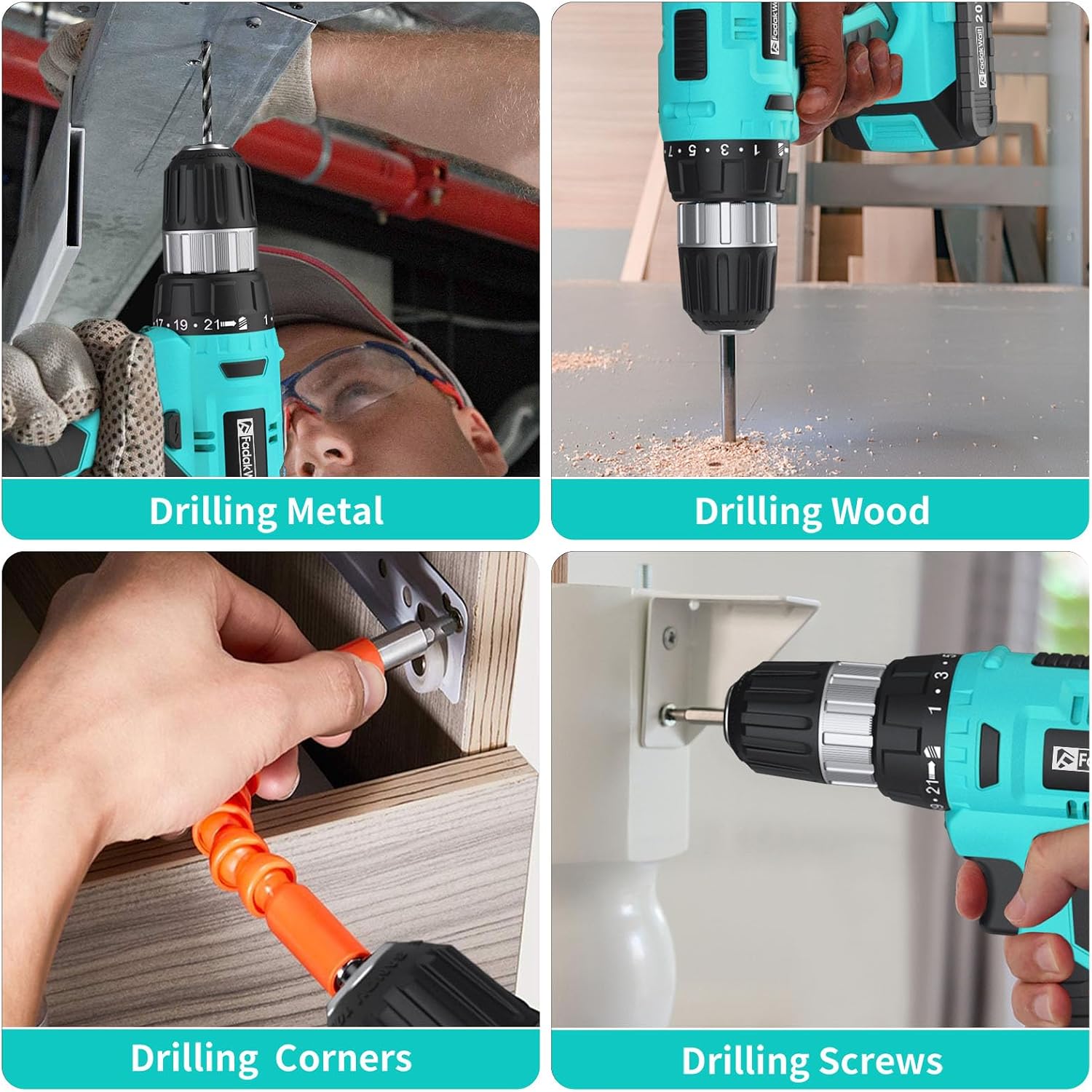 Thumbnail 5 de FADAKWALT Cordless Drill 20V