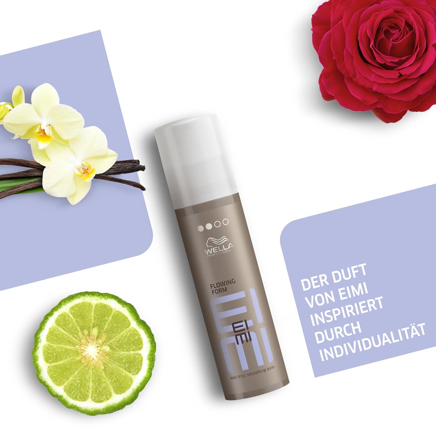 Thumbnail 2 de Wella Professionals EIMI Flowing Form Glättungsbalsam & Hitzeschutzspray gegen Frizz – elastischer Halt (2), 1 x 100 ml