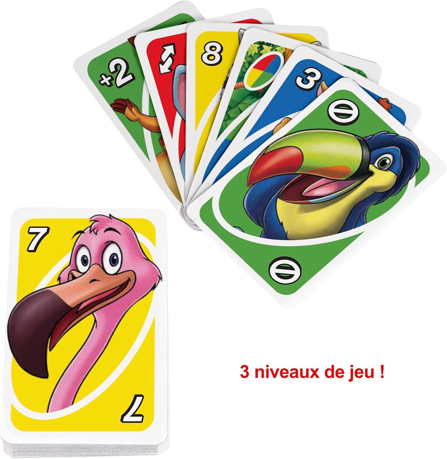 Thumbnail 3 de Mattel Games UNO Junior, Jeu de Cartes Familial — 2 à 4 joueurs, dès 3 ans