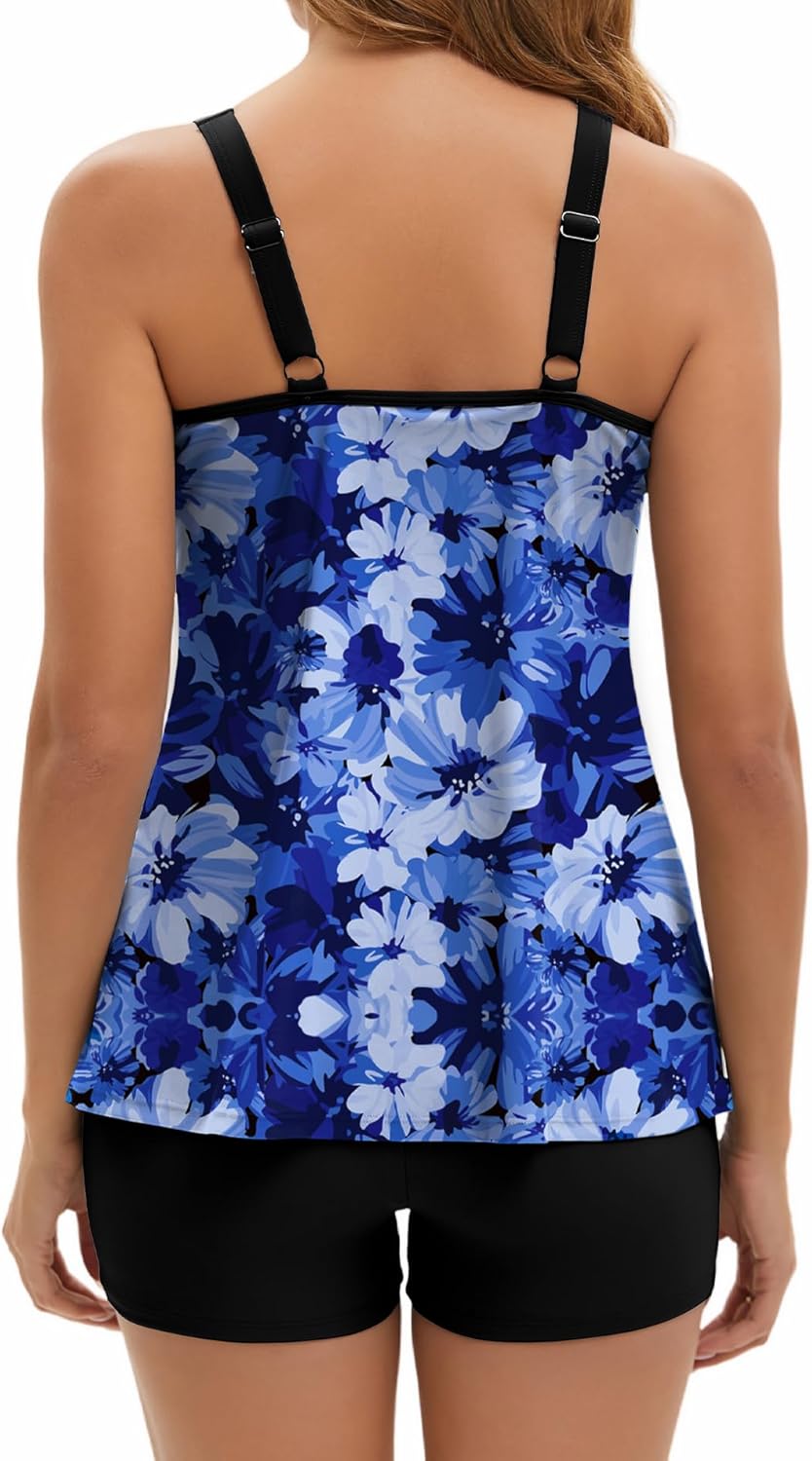Thumbnail 2 de Arolina Tankini Swimsuits for Women with Tummy Control – Flowing Two-Piece Bathing Suit with Boy Shorts