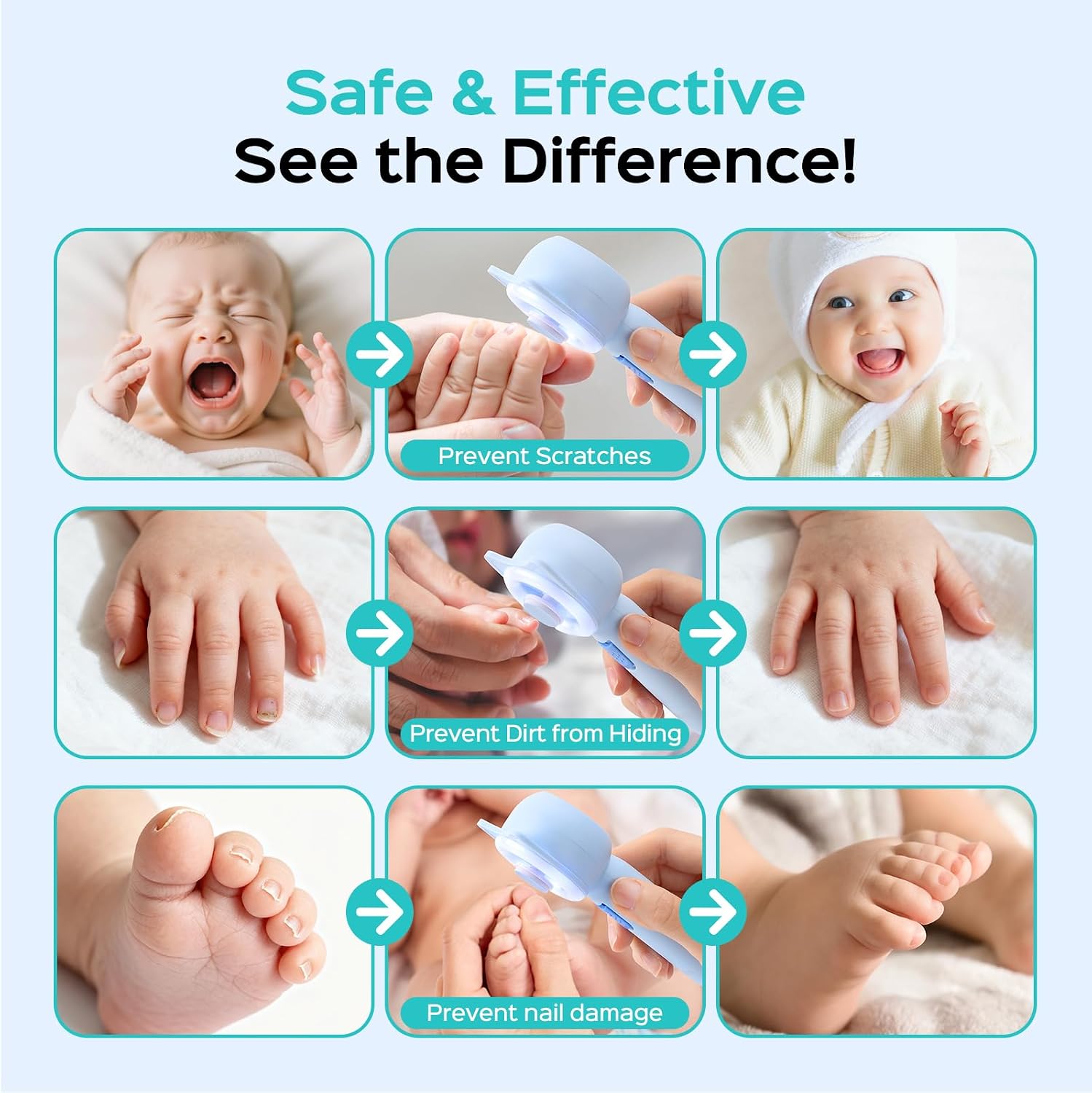 Thumbnail 6 de COSLUS C50 baby nail file 35 dB