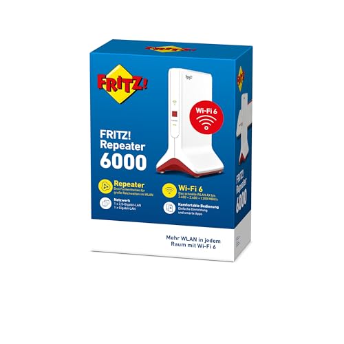Detalle de FRITZ!Repeater 6000 – WLAN Mesh Erweiterung mit Wi-Fi 6