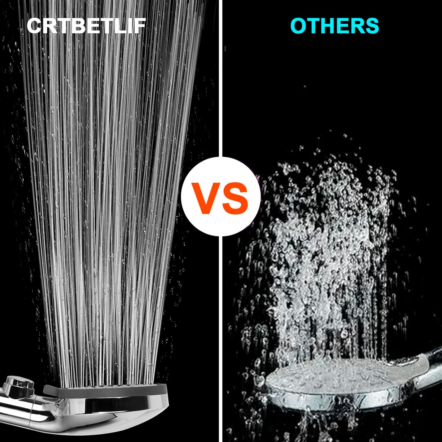 Thumbnail 4 de RV Shower Head with Hose (High Pressure) – 5-Mode Handheld Replacement for Campers & Travel Trailers