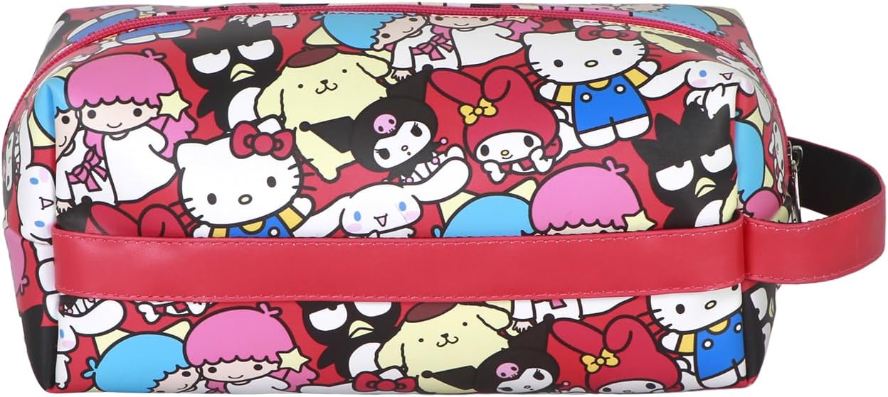 Detalle 1 de Sanrio Hello Kitty Friends Brick Plus neceser 27 x 13 cm