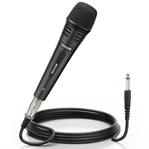 Detalle de TONOR Professional Vocal Microphone for Singing with 16.4ft/5m XLR Cable and Heavy-Duty Stand