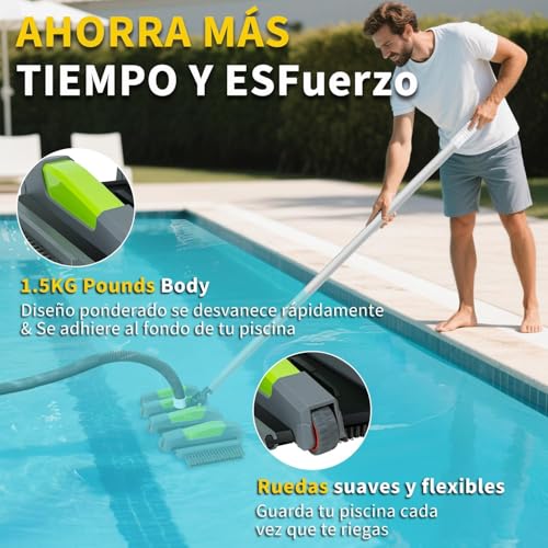 Thumbnail 6 de Cepillo Aspirador ROMIVO 45 cm con ruedas: limpieza eficiente para tu piscina