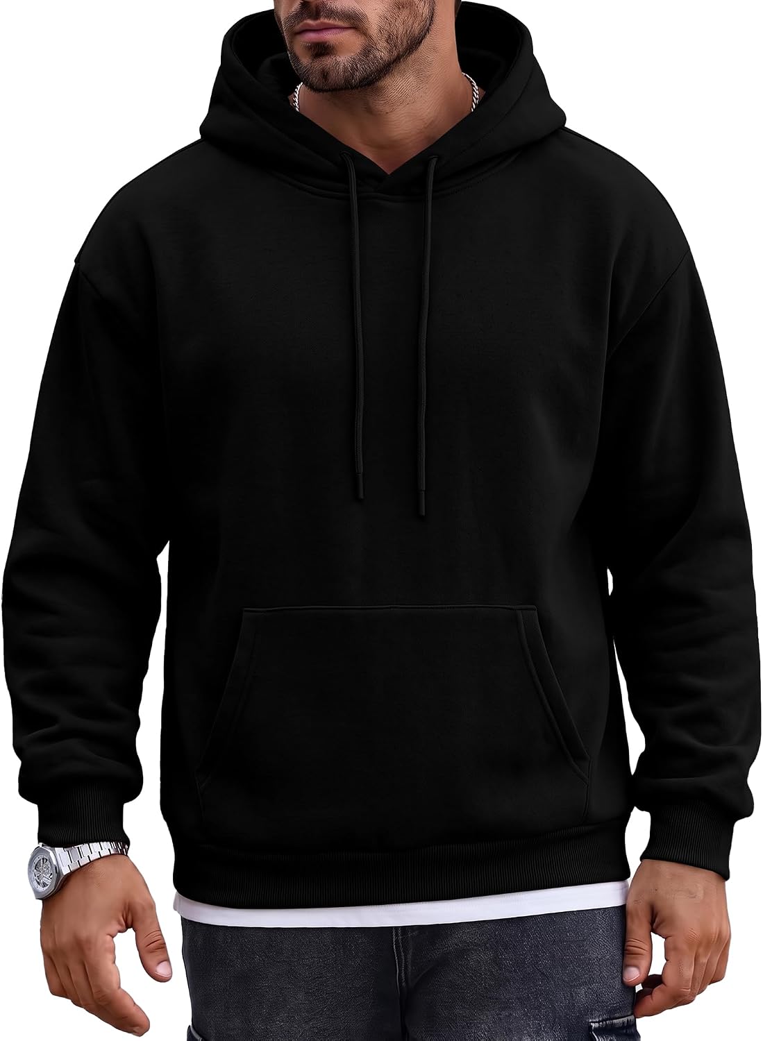 Thumbnail 6 de JMIERR Mens Cotton Hoodie