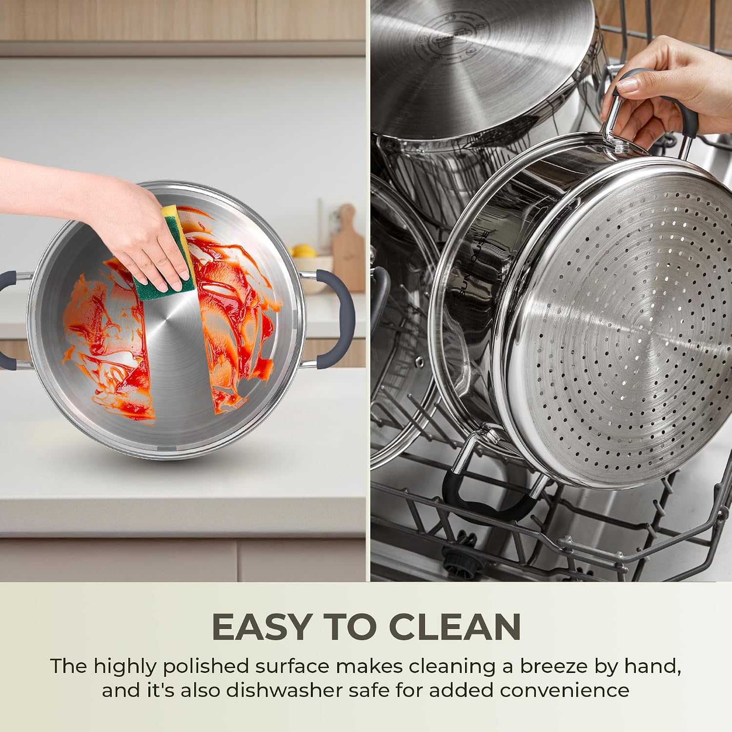 Thumbnail 5 de SUNHOUSE 4.6 Quart Steamer Pots