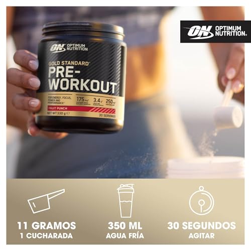 Thumbnail 3 de Optimum Nutrition Gold Standard Pre-Entreno en polvo (frambuesa azul) 330 g, 30 servicios