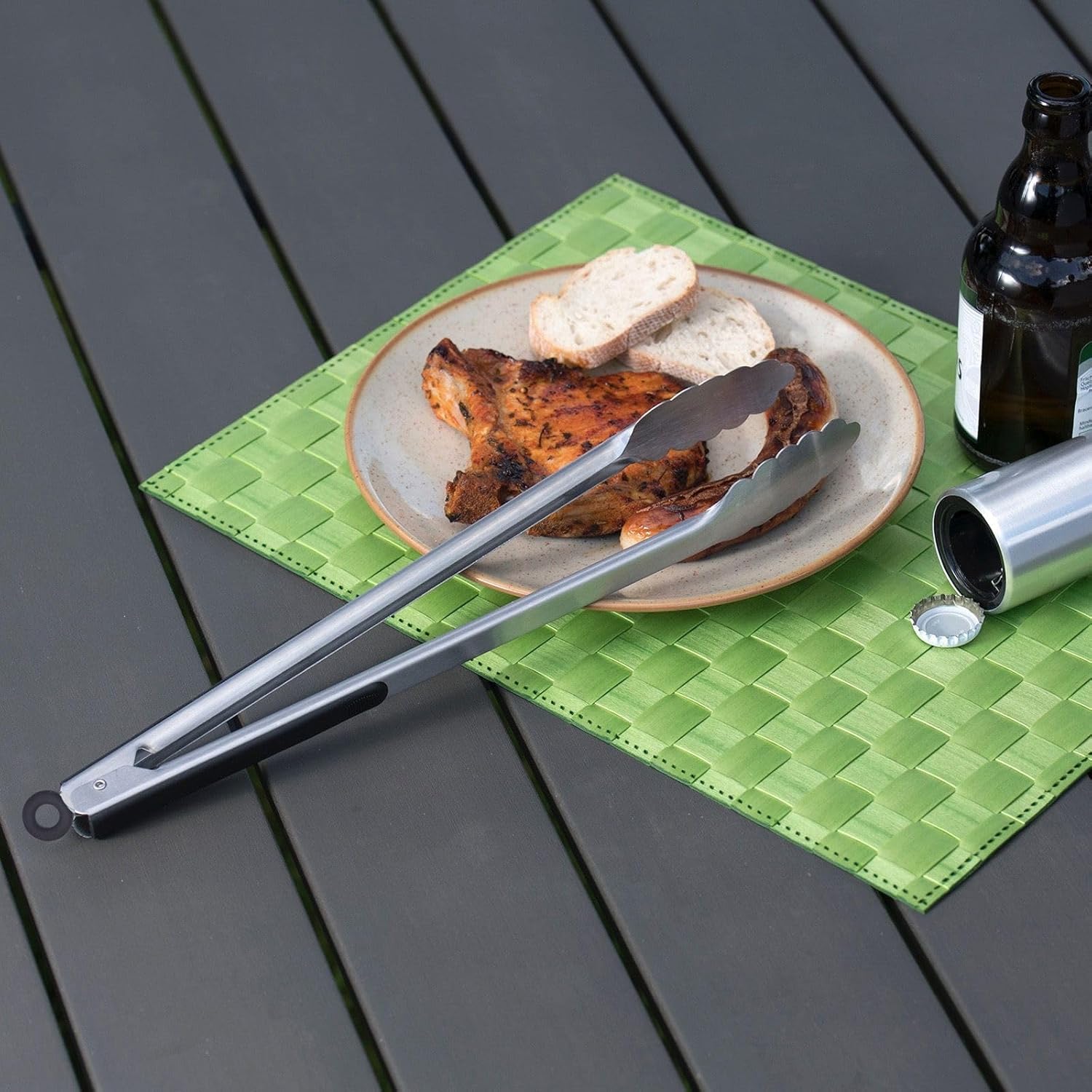 Thumbnail 6 de Westmark Grillzange Classic Spezial: Rostfreier Edelstahl/Kunststoff, 37,7 cm – Silber/Schwarz