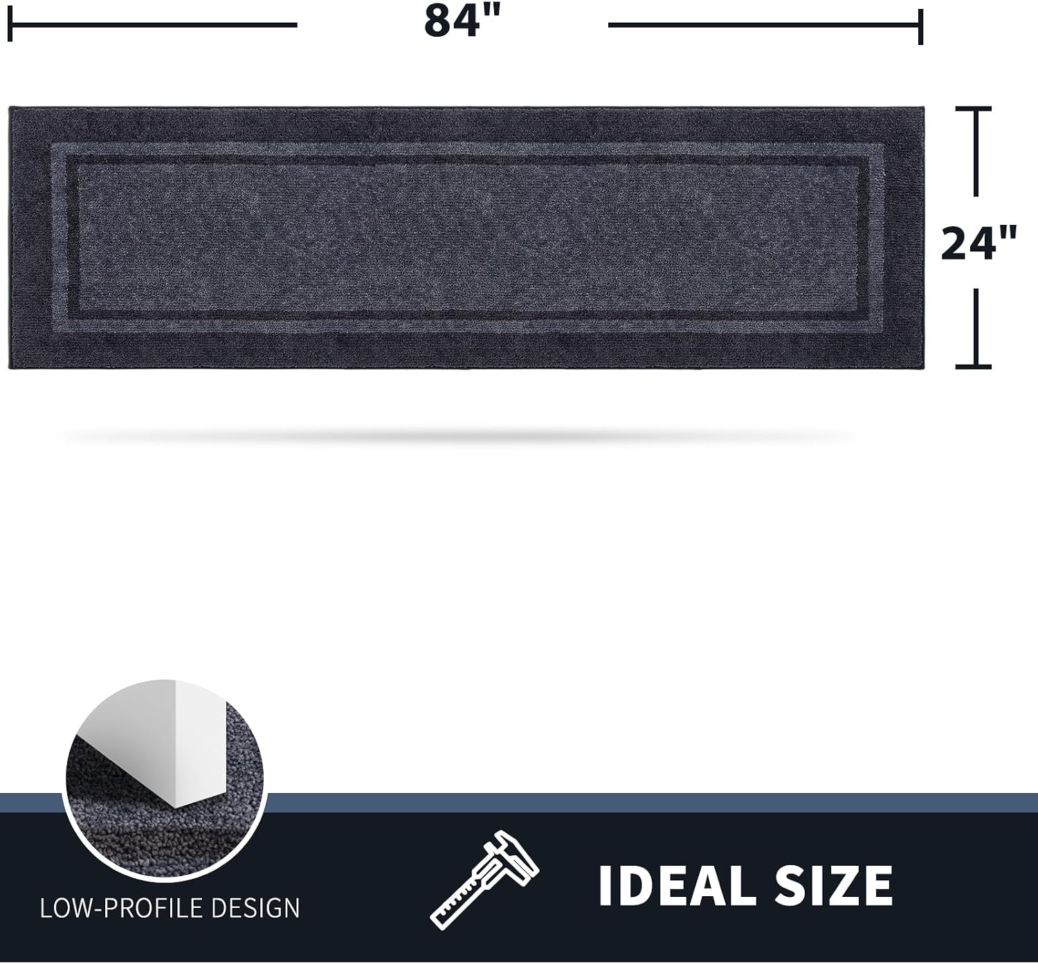 Detalle 2 de PURRUGS Dirt Trapping Door Mat 24" x 84" ๐ท