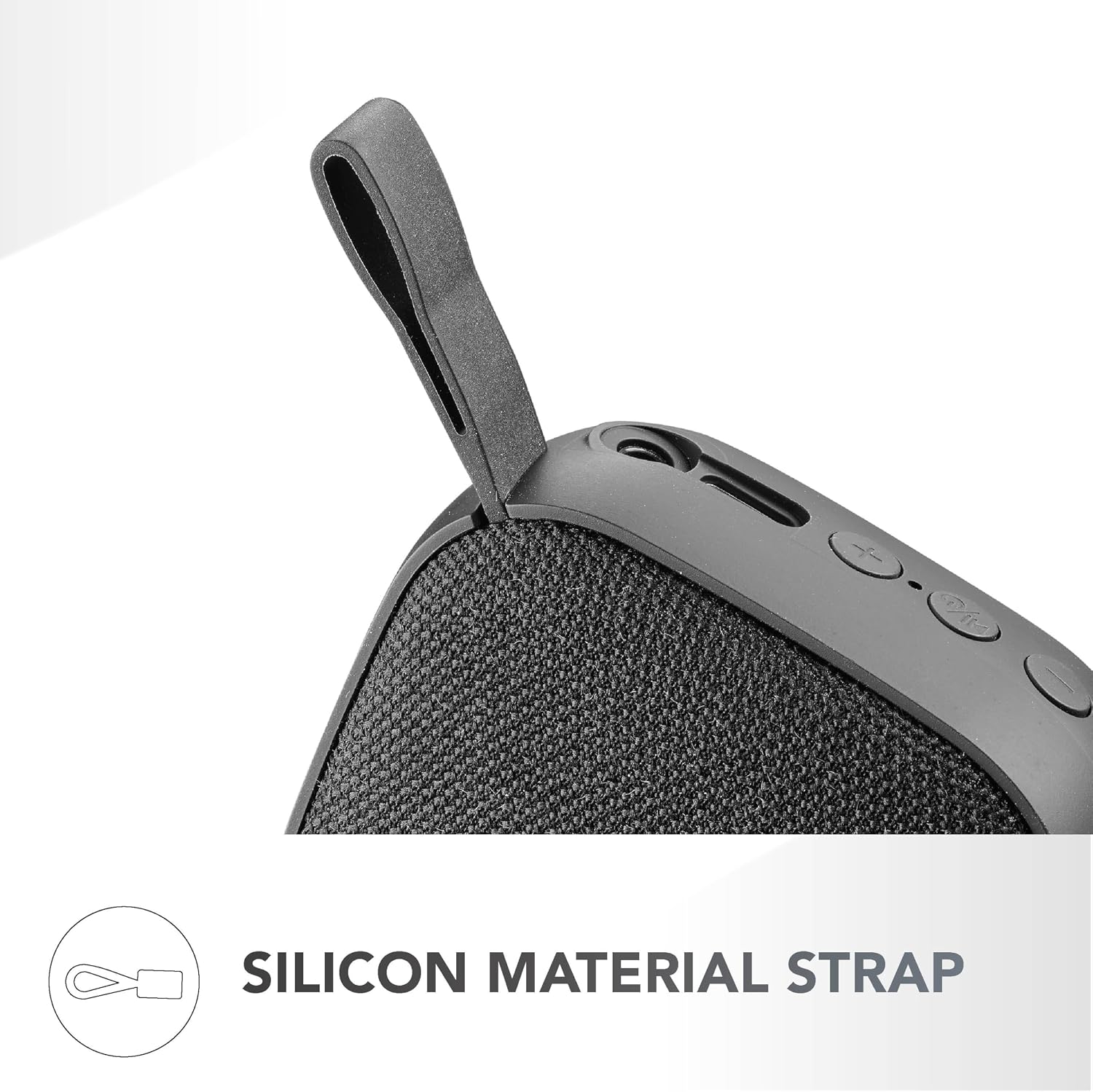 Detalle de Music Sound Mini enceinte Bluetooth 3 W, autonomie jusqu’à 4 heures, noir