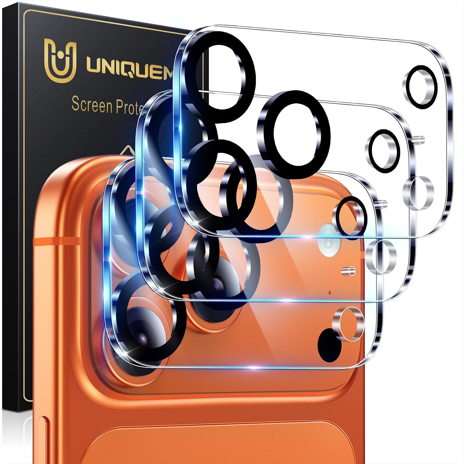 Detalle de UniqueMe iPhone 17 Pro Kameraschutz 3 Stück