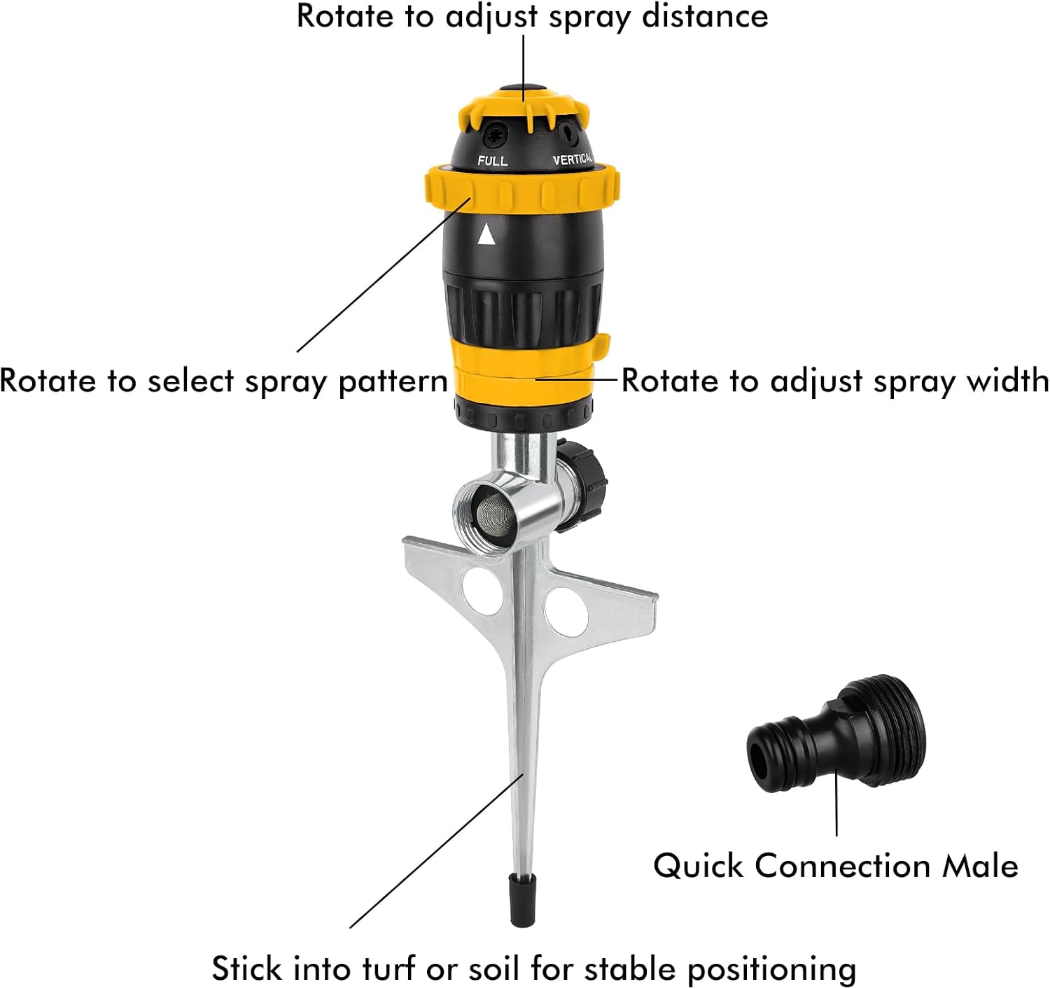 Thumbnail 1 de Restmo Gear Drive Sprinkler 5-pattern