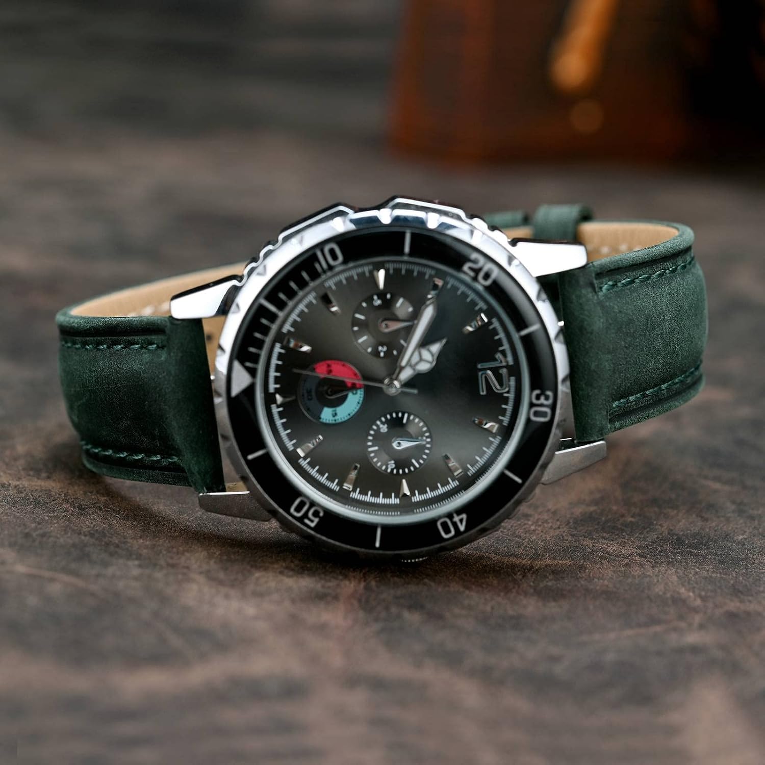 Detalle 2 de BISONSTRAP Bracelet de Montre - Remplacement cuir 14–24mm