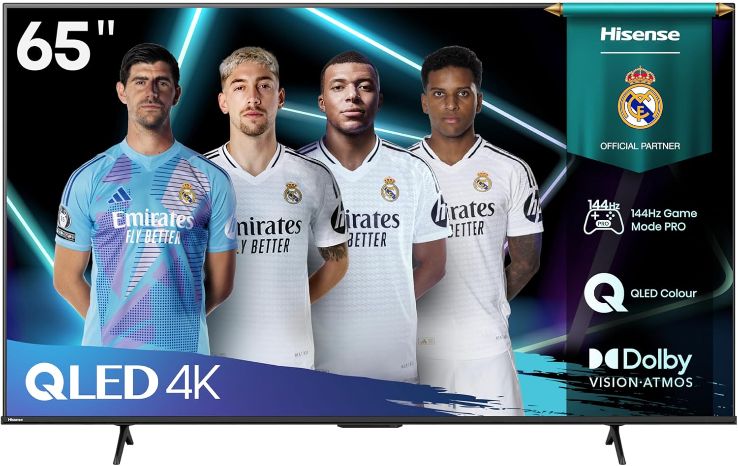 Detalle de Hisense QLED 65E7Q Pro 65" 4K AMD Freesync Pro 144Hz Dolby Vision Atmos Gaming