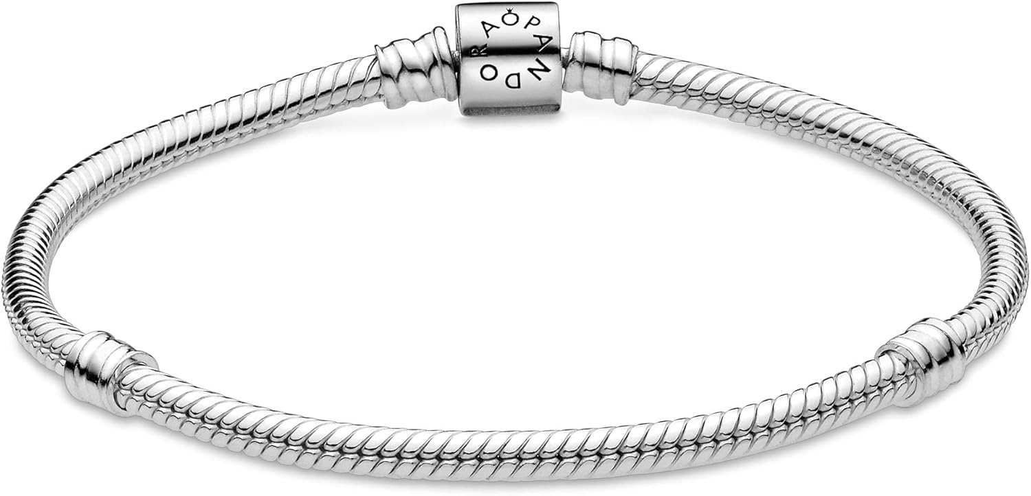 Thumbnail 2 de PANDORA Schlangen-Gliederarmband mit Zylinder-Verschluss aus Sterling-Silber