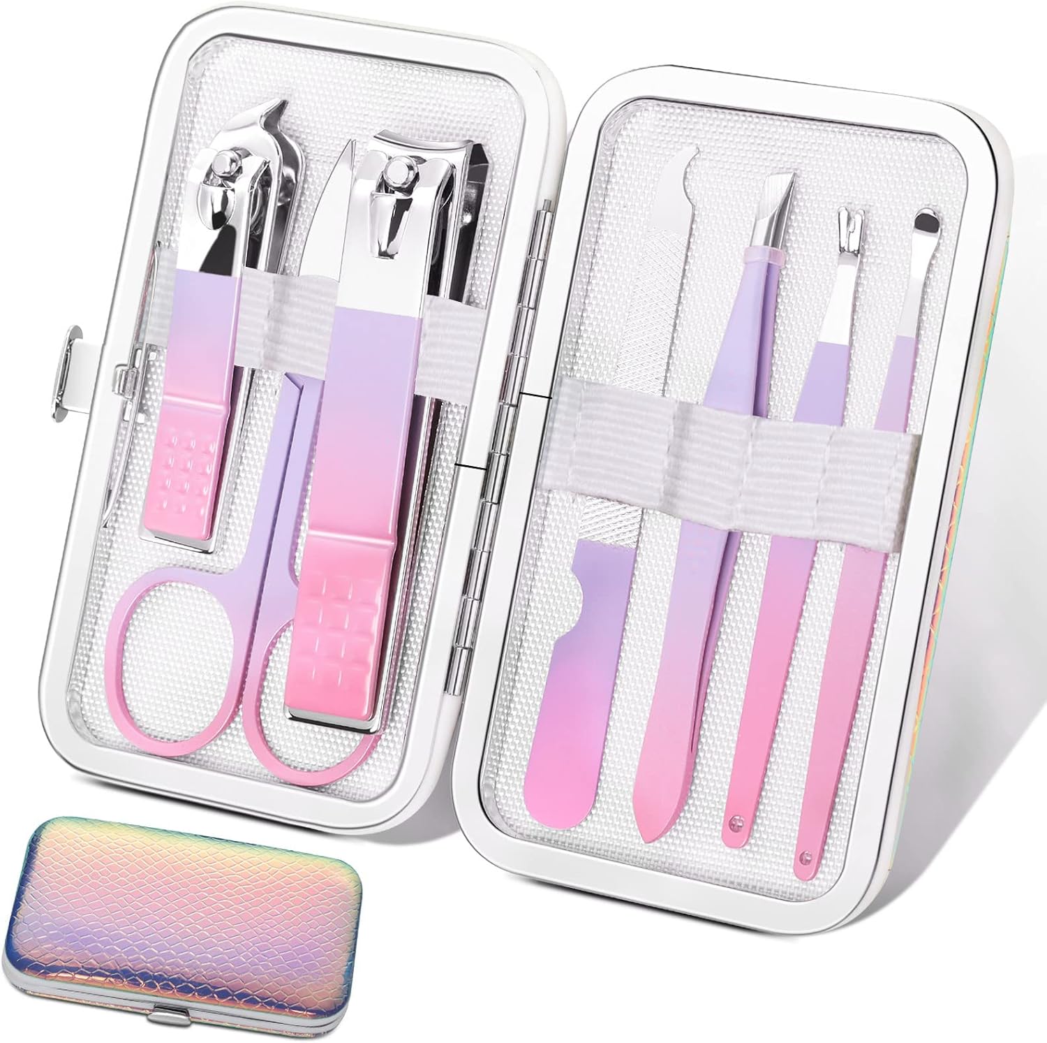Detalle de Manicure Set 7‑in‑1 Stainless Steel Clippers