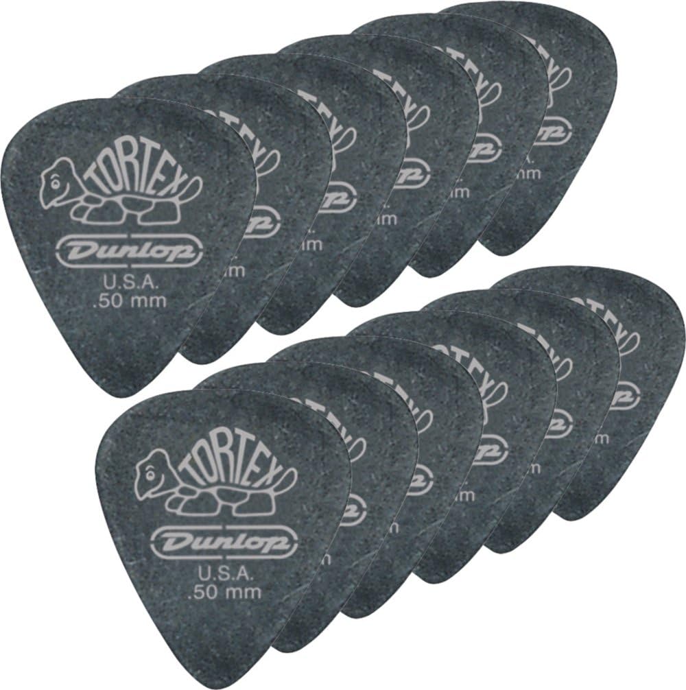 Thumbnail 6 de Jim Dunlop 488P.60 Pitch Black Standard – kostki Tortex 0,60 mm, 12 szt.