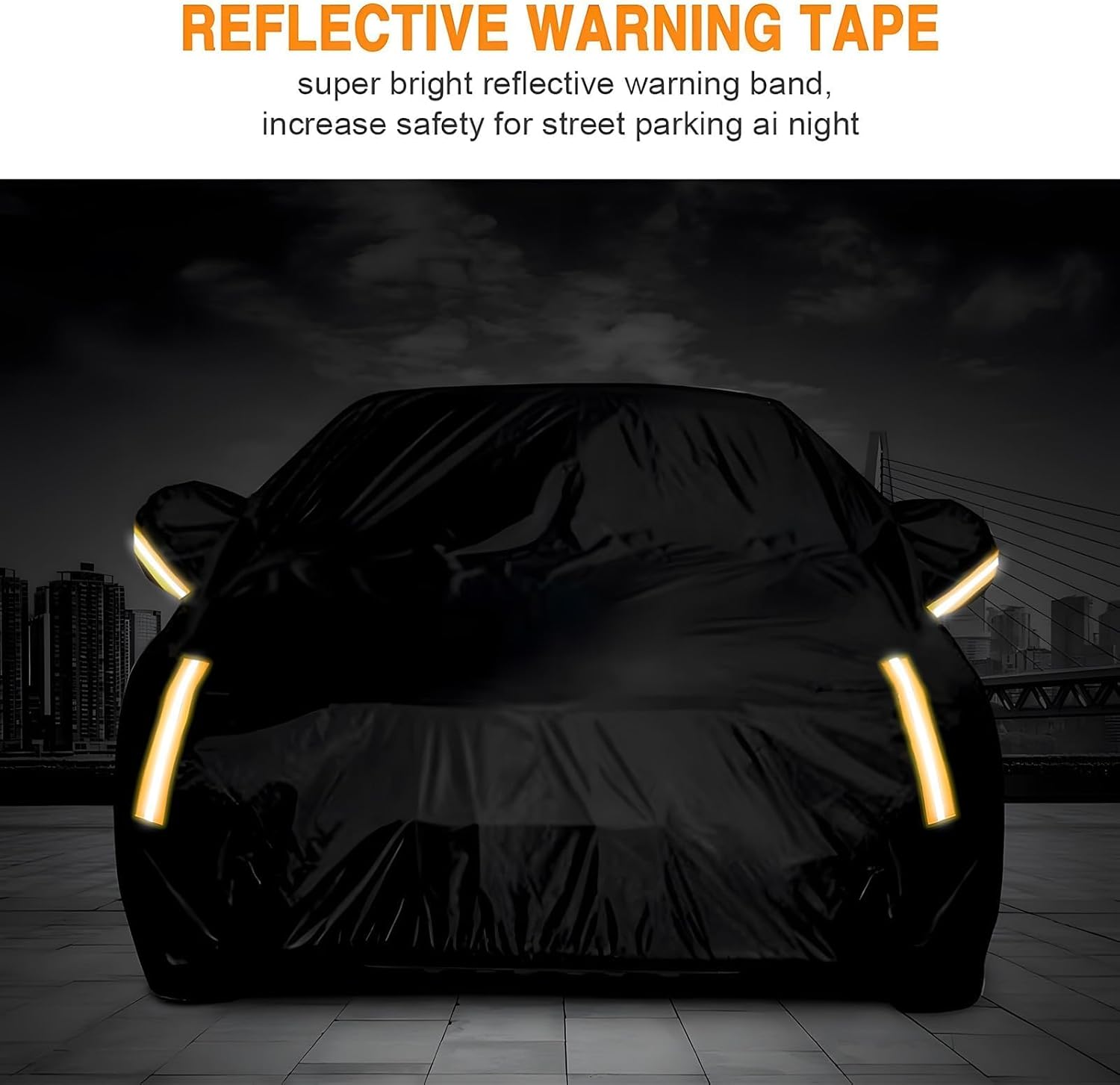 Detalle de NEVERLAND Sedan Car Cover Waterproof Heavy Duty All-Weather Protection (183'' L x 70'' W x 59'' H)