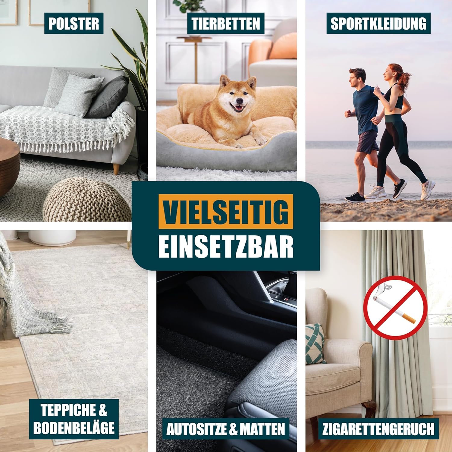 Detalle 2 de KRAFTPROTZ Enzymreiniger 750 ml – Geruchsentferner für Textilien